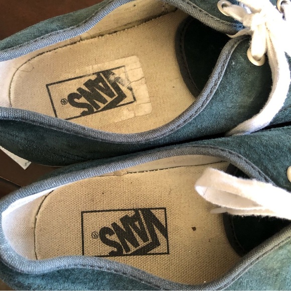 VANS Green Suede low-top Sneakers (size 9.0 Men/ 10.5 Women) - Picture 7 of 10